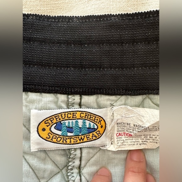 Vintage green puff pants - Picture 4 of 5